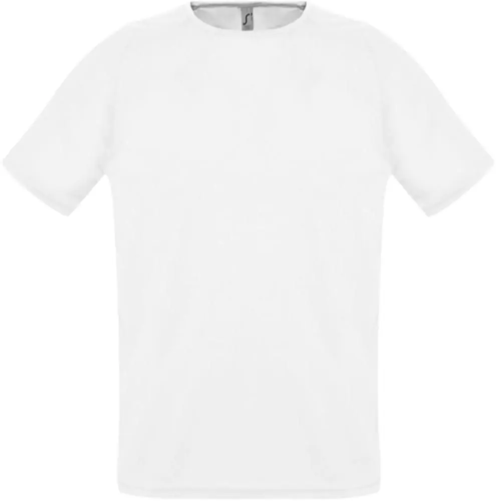 Футболка унисекс Sporty 140 белая, размер XXS