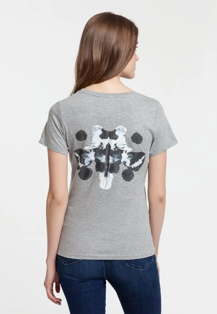 Футболка женская «Подсознательность», серый меланж, размер S