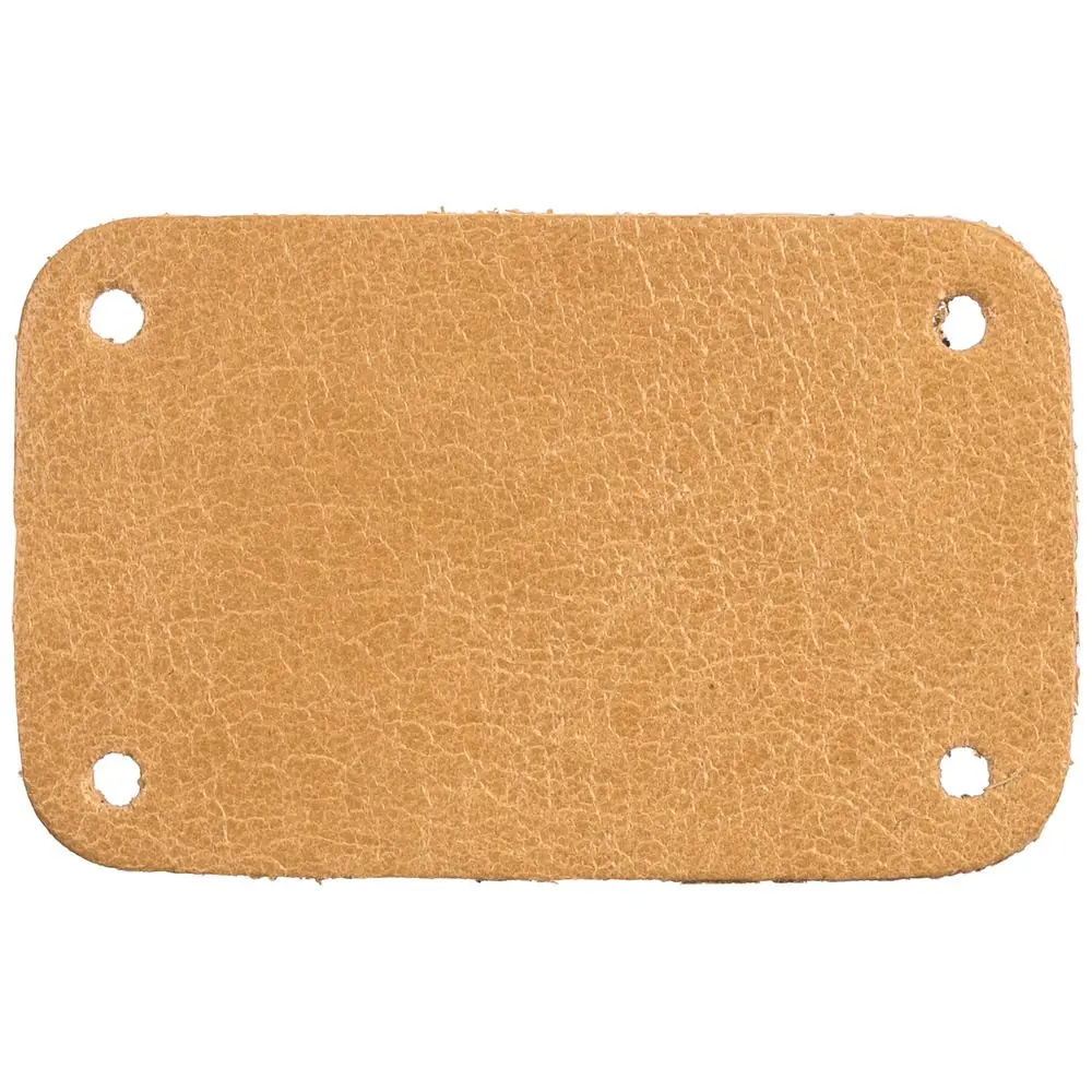 Лейбл кожаный Beta, S, бежевый