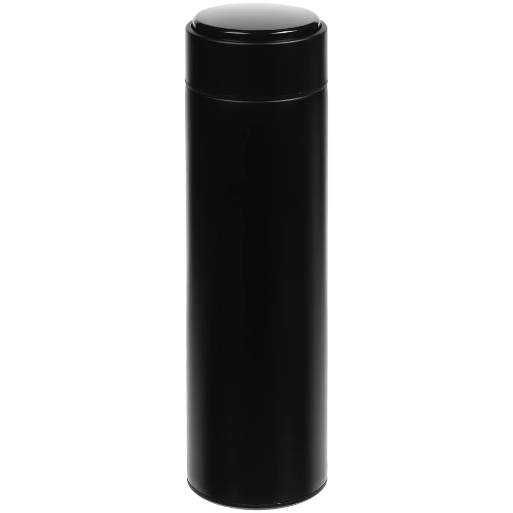 Смарт-бутылка с заменяемой батарейкой Long Therm, черная