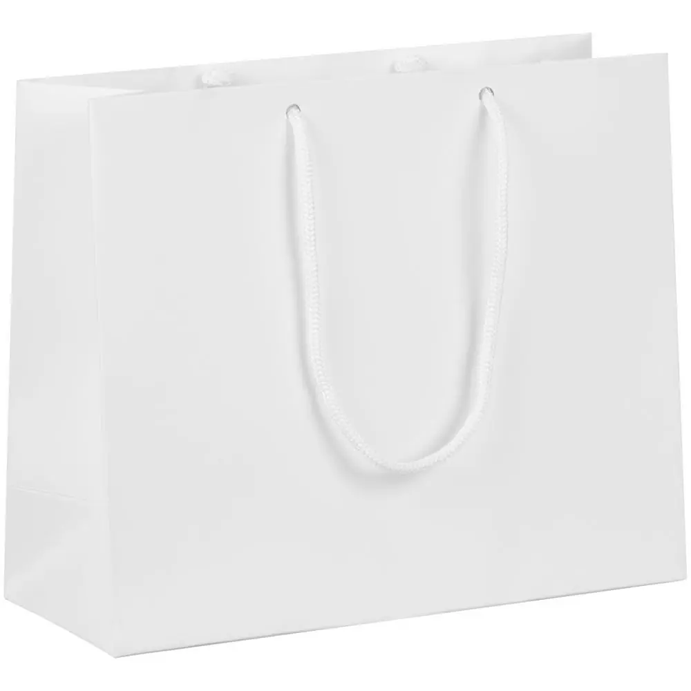 Пакет бумажный с ламинацией Lami Tote S, белый