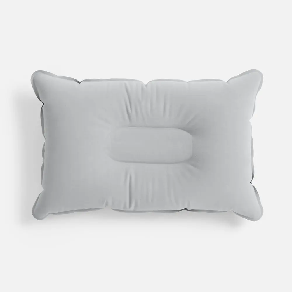 Надувная подушка Pillowish, серая