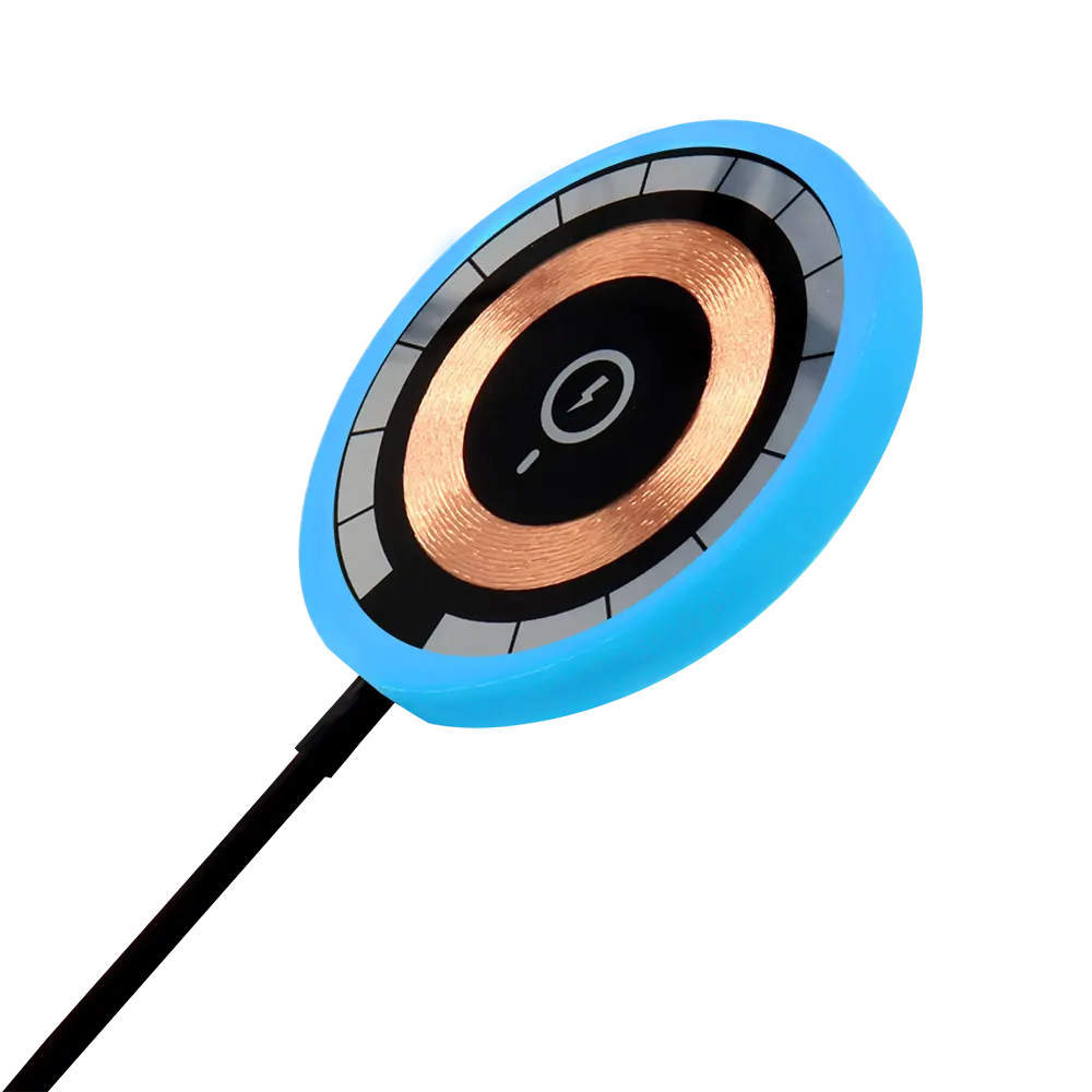 Черный/Голубой