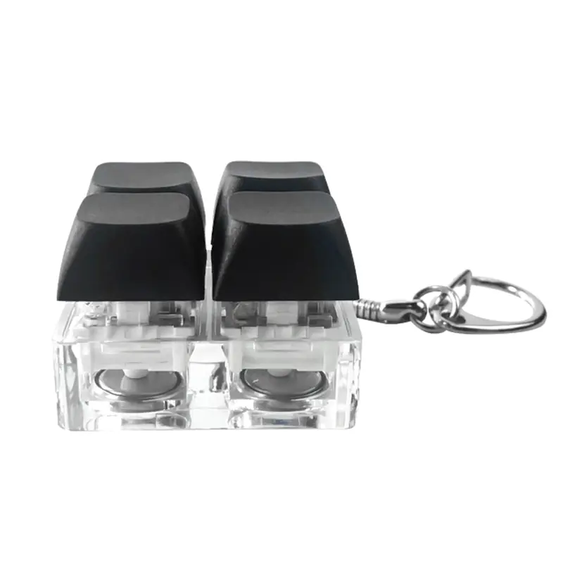 Брелок Press Anti Stress с LED подсветкой (фонарик), черный