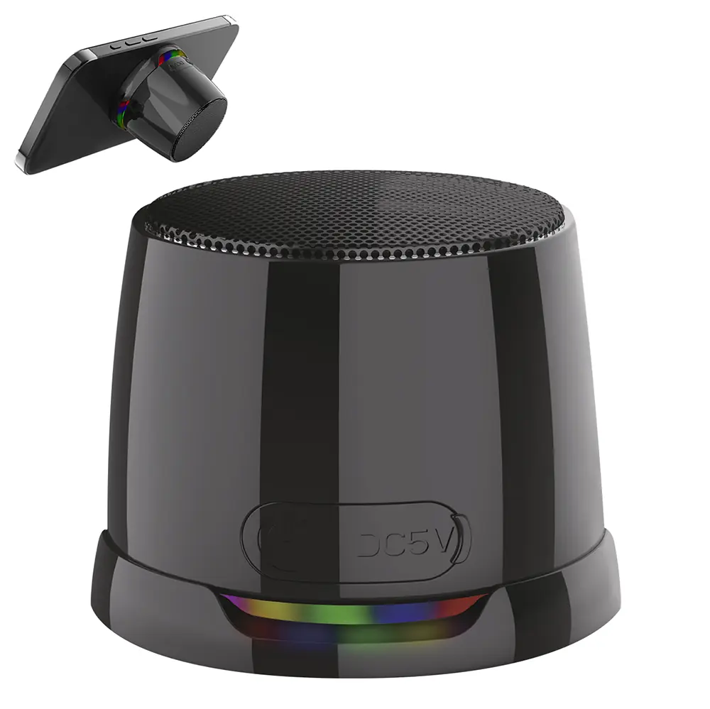 Магнитная беспроводная Bluetooth колонка-подставка Wave 5W, черная