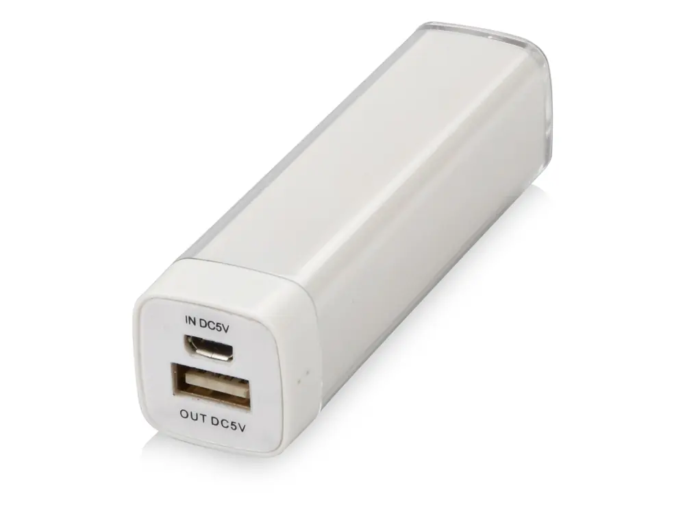 Портативное зарядное устройство Ангра, 2200 mAh, белый