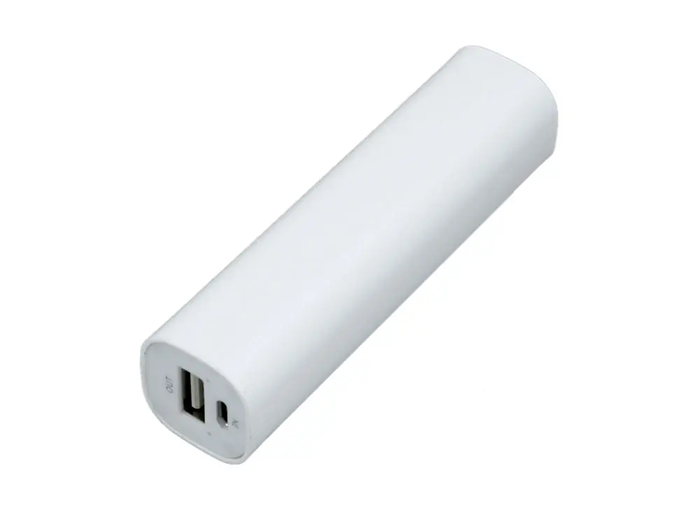 PB030 Универсальное зарядное устройство power bank прямоугольной формы. 2200MAH. Белый