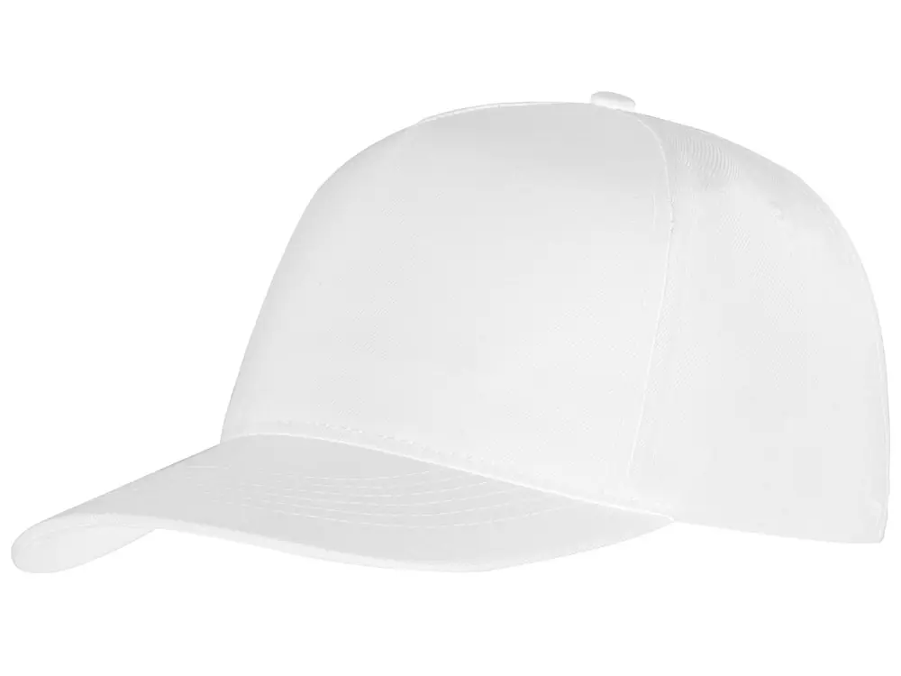 Бейсболка Poly 5-ти панельная, белый (Р)