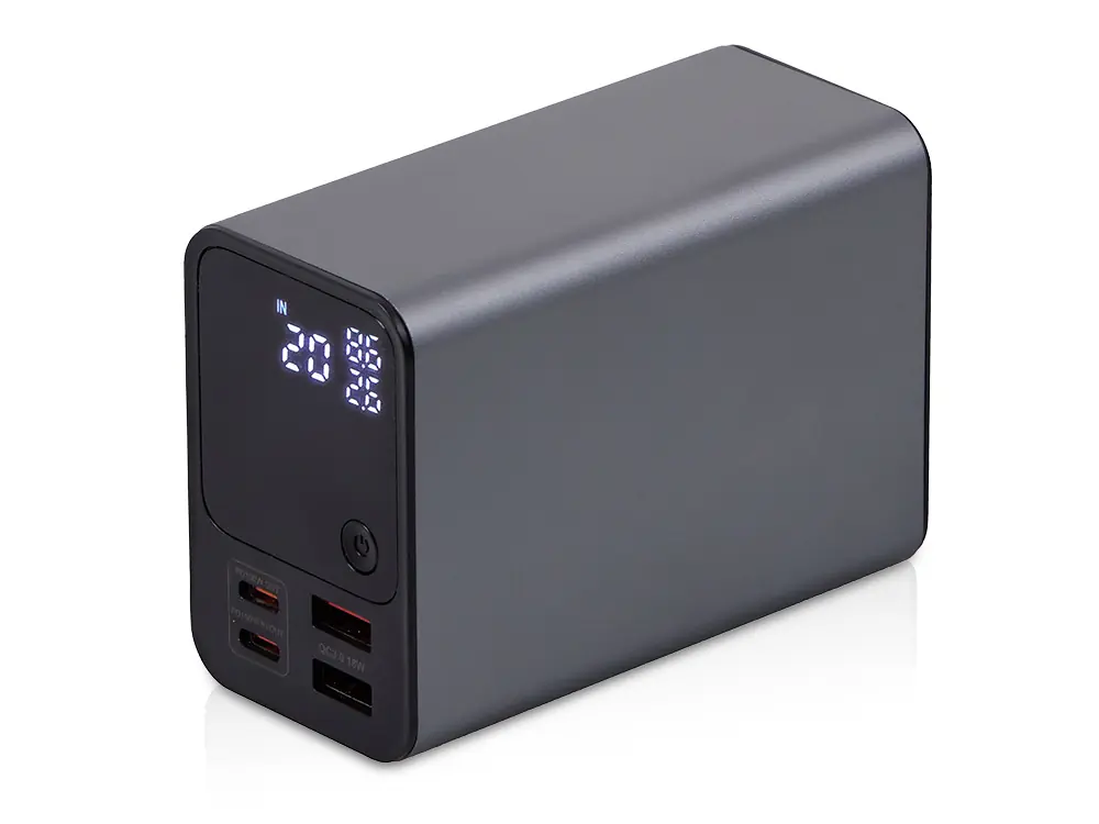 Внешний аккумулятор для ноутбуков EpIQ, 100 Вт, 30000 mAh, темно-серый
