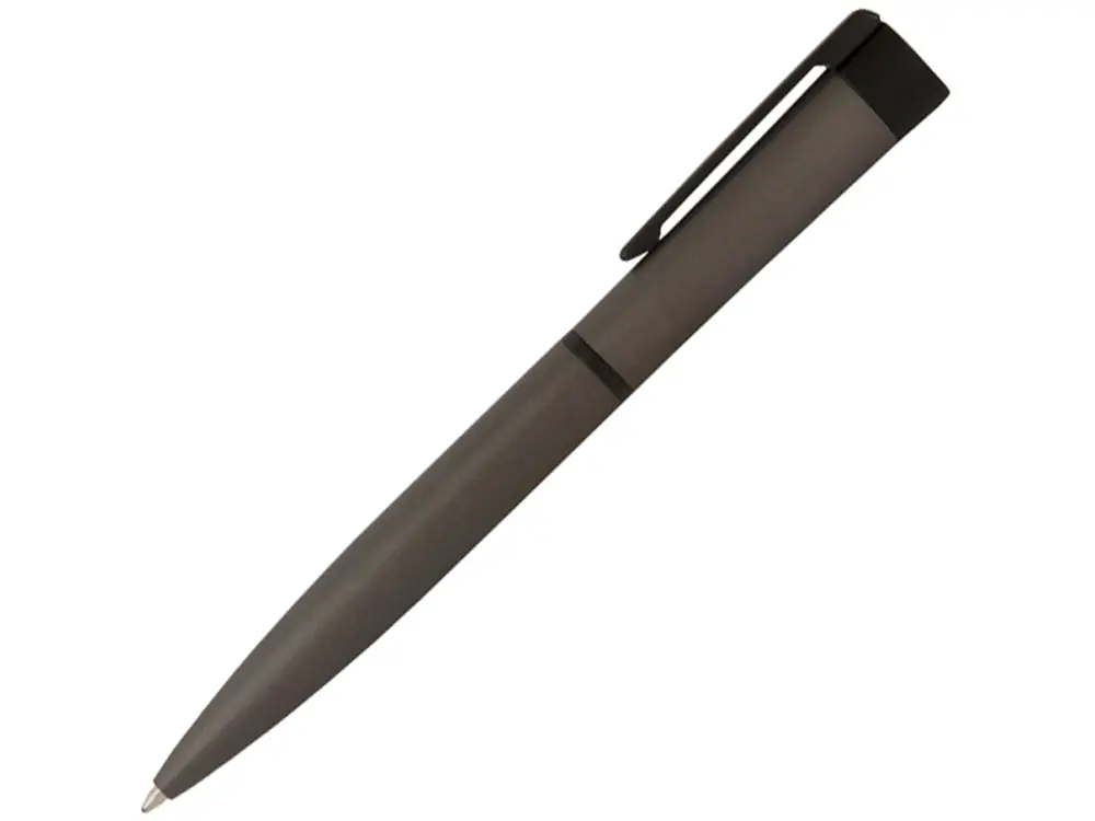 Ручка шариковая Pierre Cardin ACTUEL c поворотным механизмом, серый/черный (Р)