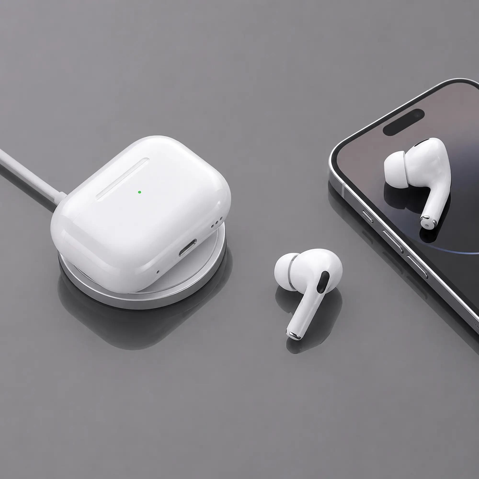 Беспроводные наушники с микрофоном Air Nova 2, TWS, BT5.4, 300 мАч, QI, белый, Deppa