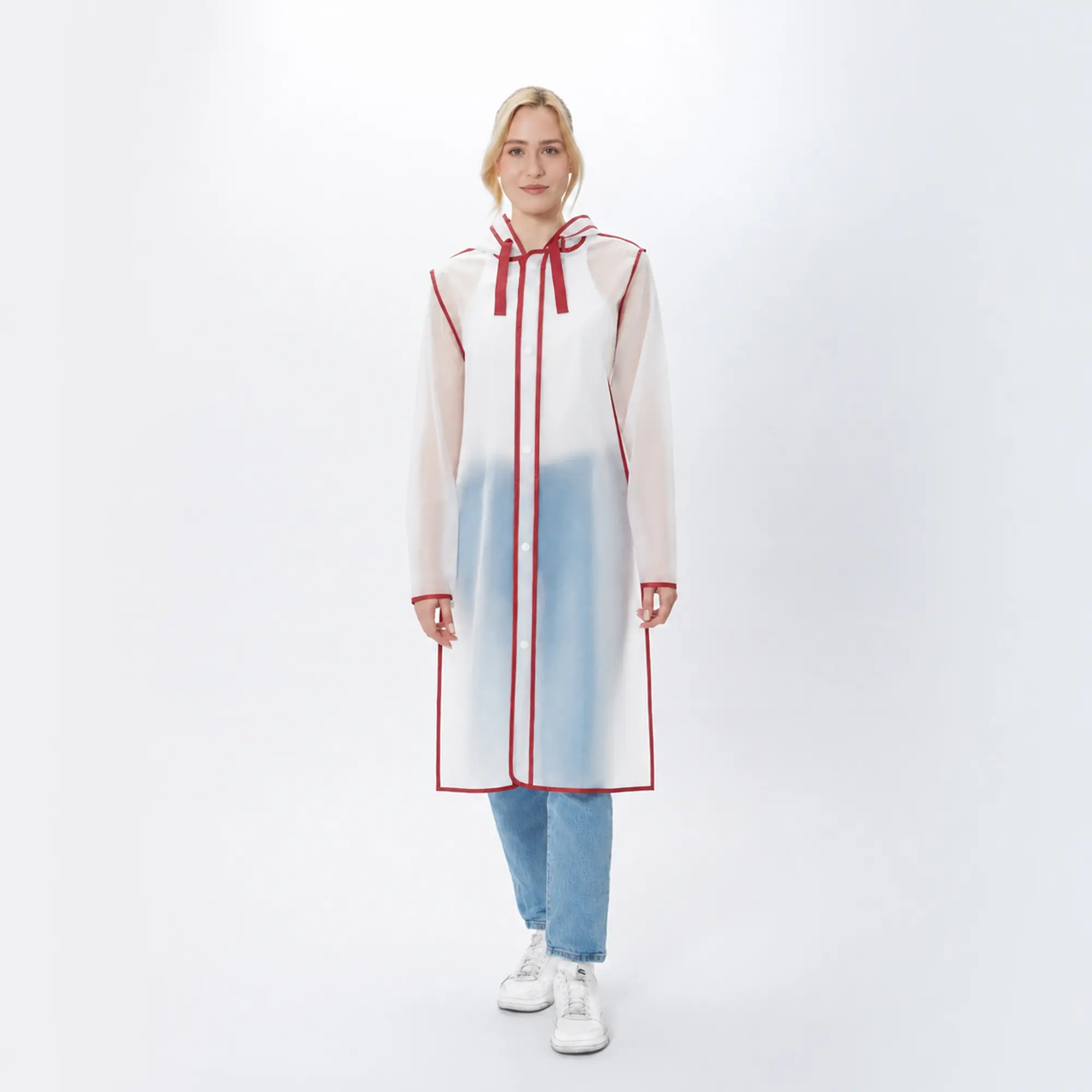 прозрачный/красный