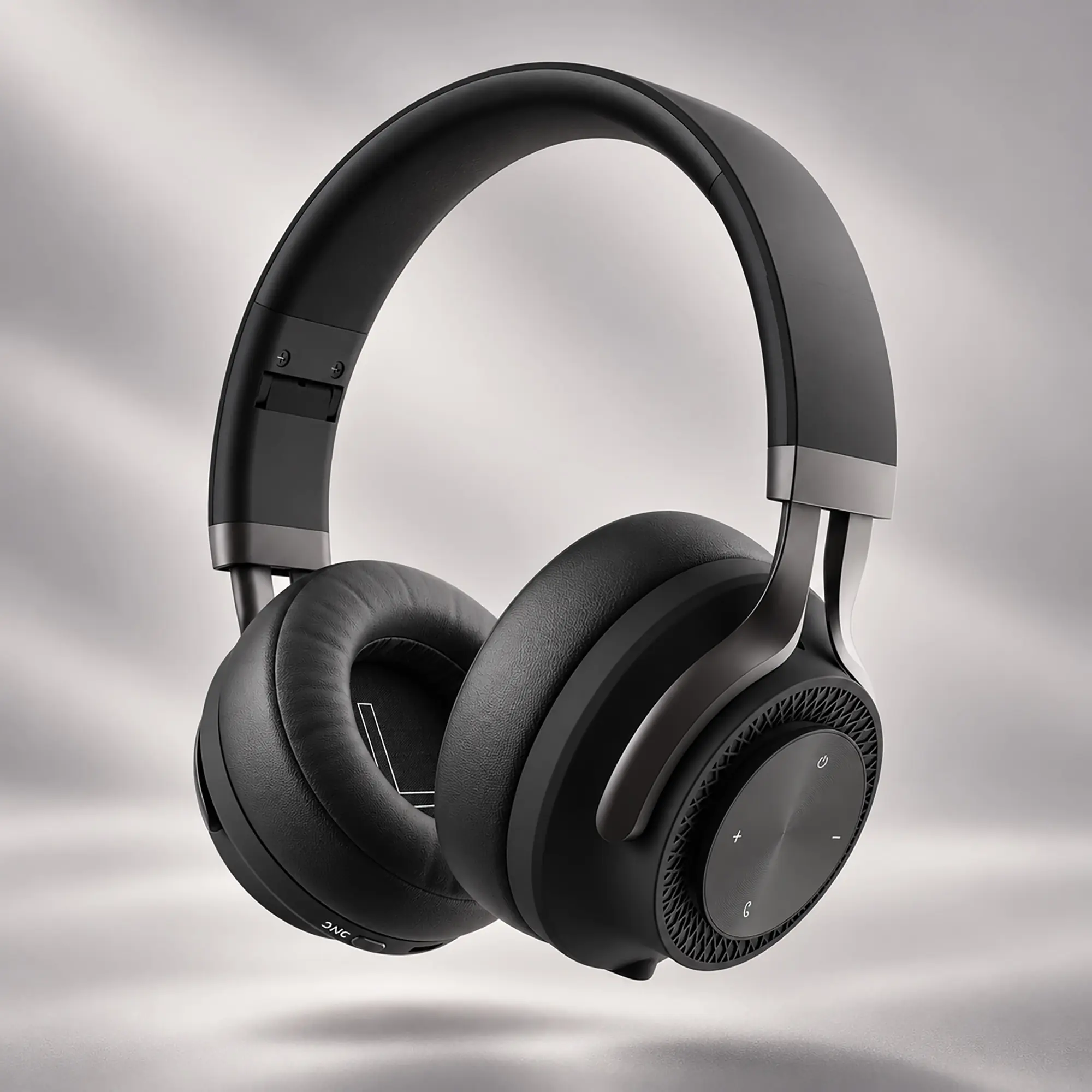 Беспроводные накладные наушники Stereo Style ANC , BT 5.0, ANC, 500мАч, черный, Deppa