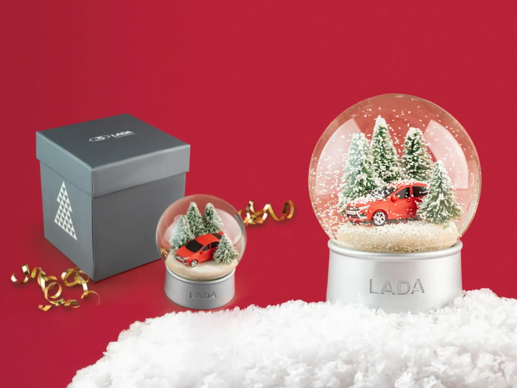 lada снежный шар