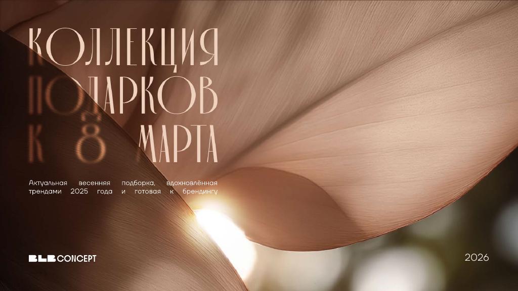 Обложка презентации: Коллекция подарков к 8 марта